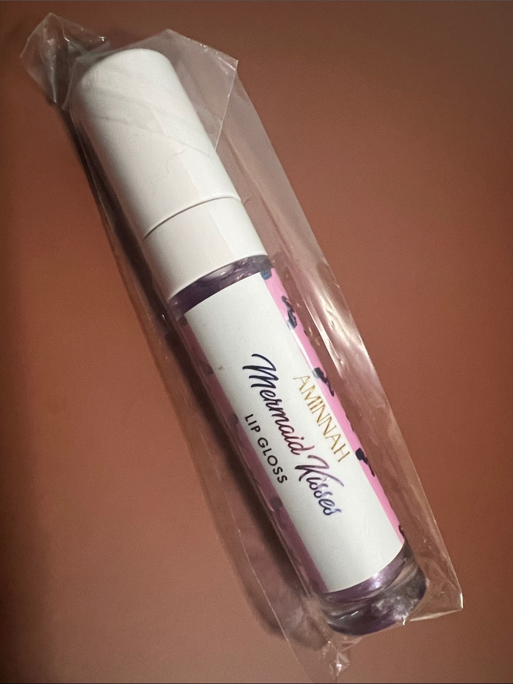 Aminnah Mermaid Kisses Lip Gloss - Lilac Shine